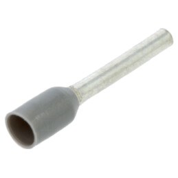 Vârf: tub de capăt; izolată; cupru; 0,75mm2; 10mm; cositorit