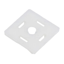Element de susţinere; înşurubare; poliamidă; UL94V-2; albă