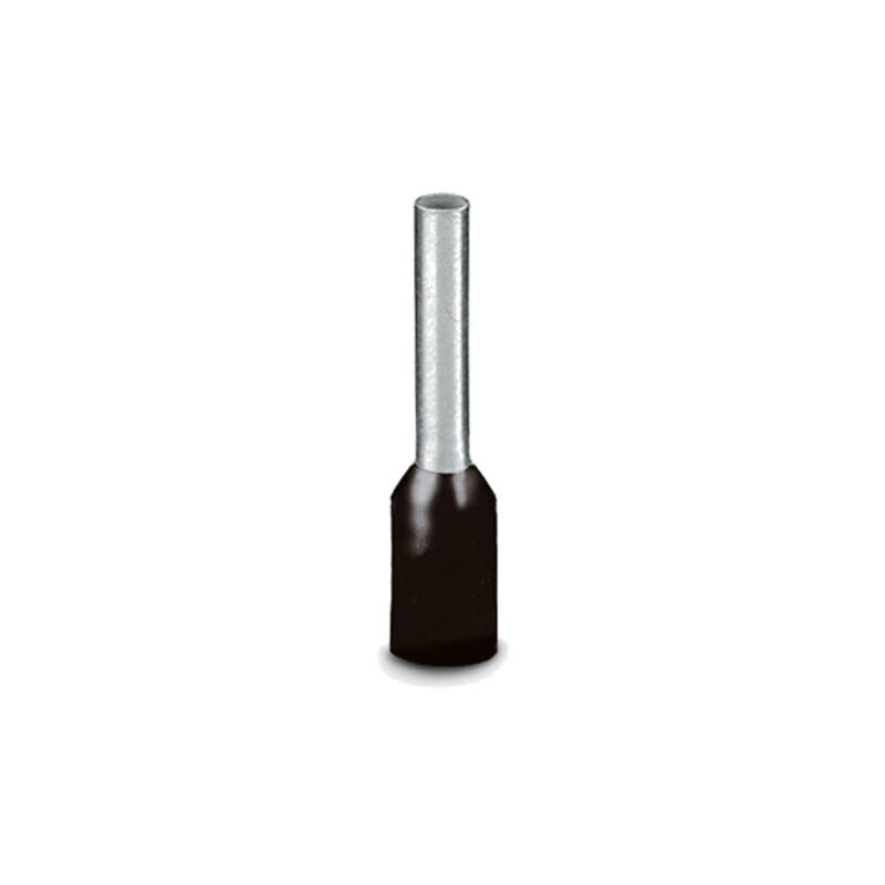 Vârf: tub de capăt; izolată; cupru; 1,5mm2; Lung.capăt: 8mm; neagră Vârf: tub de capăt; izolată; cupru; 1,5mm2; Lung.capăt: 8mm; neagră