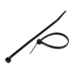 Colier de strângere; L: 160mm; W: 4,8mm; neagră; poliamidă; 215,5N