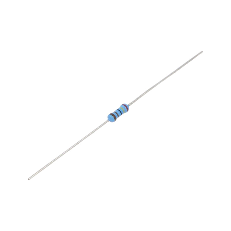 Rezistor: thin film; THT; 2,4kΩ; 600mW; ±1%; Ø0,6x28mm; Ø2,5x6,5mm