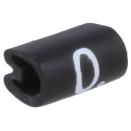 Markere; Marcaj: 0; 1,5÷2mm; PVC; neagră; -45÷70°C; prin orificiu