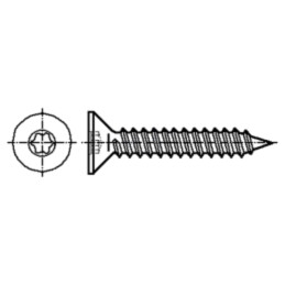 Şurub; 3,5x25; Cap: îngropat; Torx®; TX15; ISO 14586C
