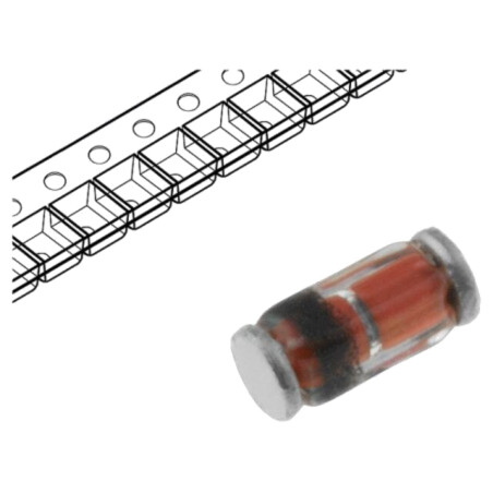 Diodă: comutaţie; SMD; 35V; 0,15A; 4ns; MiniMELF,SOD80; Ufmax: 1V