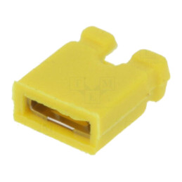 Conector: şiruri pini; jumper; mamă; 2,54mm; 1x2; Versiune: deschis