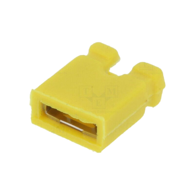 Conector: şiruri pini; jumper; mamă; 2,54mm; 1x2; Versiune: deschis Conector: şiruri pini; jumper; mamă; 2,54mm; 1x2; Versiune: deschis