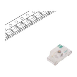 LED; galbenă; SMD; 0603; 150÷280mcd; 1,8÷2,4VDC; 1,6x0,8x0,7mm