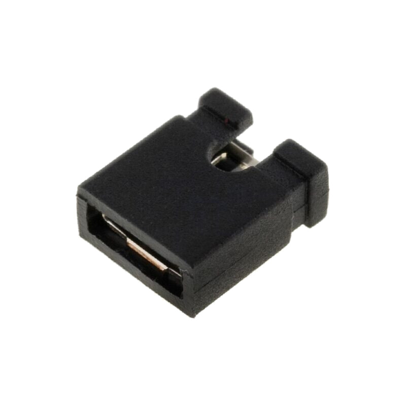 Conector: şiruri pini; jumper; mamă; 2,54mm; 1x2; Versiune: deschis