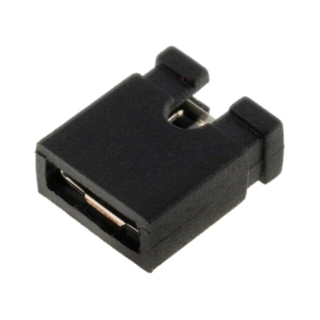 Conector: şiruri pini; jumper; mamă; 2,54mm; 1x2; Versiune: deschis