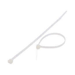 Colier de strângere; L: 185mm; W: 4,8mm; naturală; poliamidă; 222N