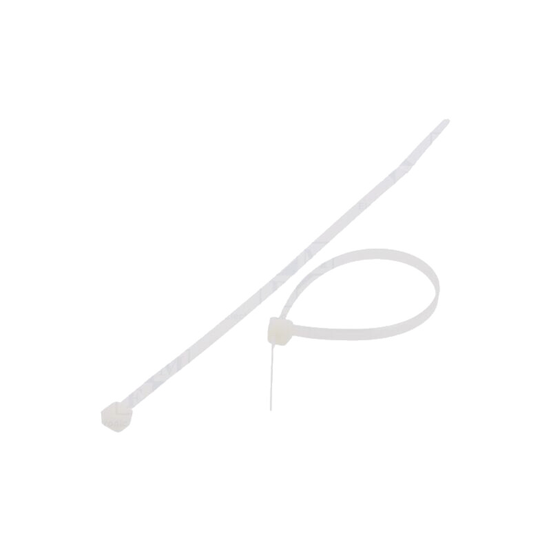 Colier de strângere; L: 185mm; W: 4,8mm; naturală; poliamidă; 222N Colier de strângere; L: 185mm; W: 4,8mm; naturală; poliamidă; 222N