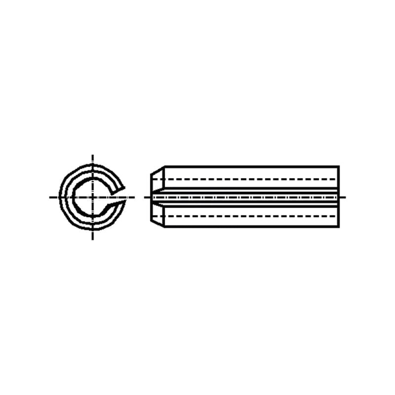 Ştift cu arc; oţel călit; BN 876; Ø: 1,5mm; L: 16mm; DIN 1481