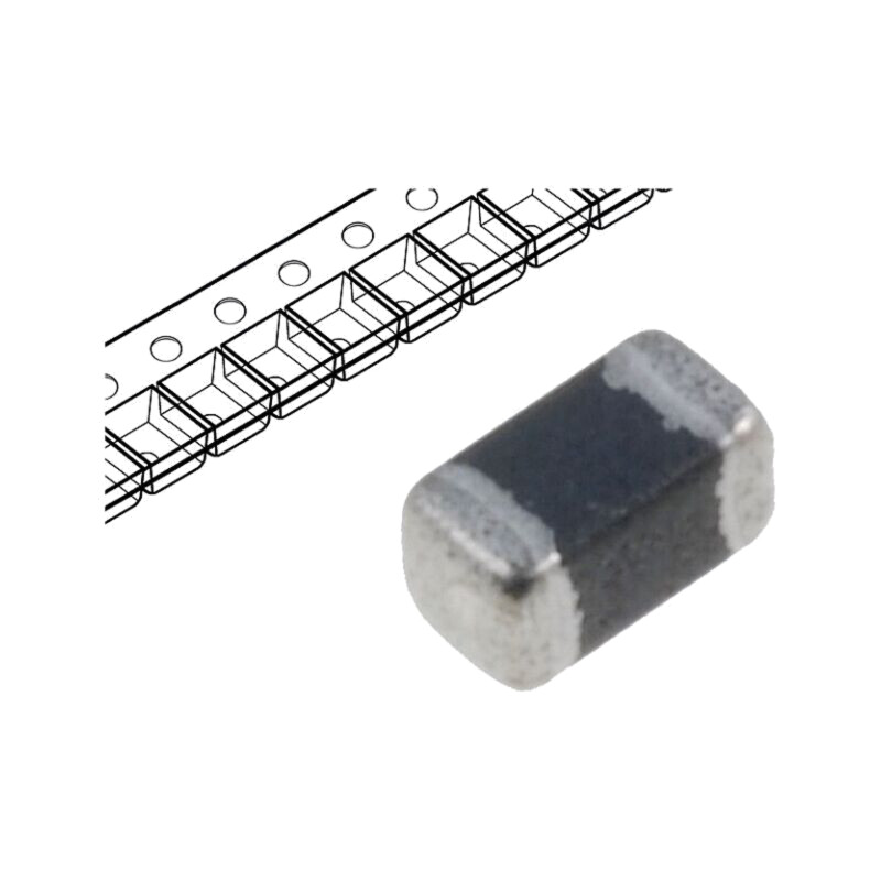 Ferită: talon; Imp.@ 100MHz: 600Ω; SMD; 1,8A; 1206; R: 100mΩ