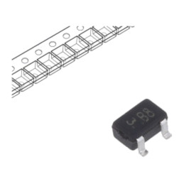Tranzistor: NPN; bipolar; BRT; 50V; 0,1A; 200mW; SOT323; R1: 10kΩ