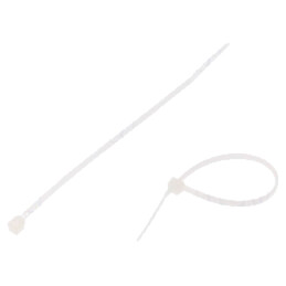 Colier de strângere; L: 200mm; W: 3,3mm; naturală; poliamidă; 166N