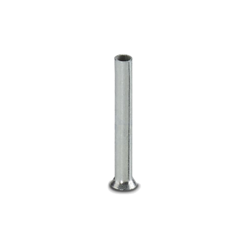Vârf: tub de capăt; neizolat; cupru; 0,5mm2; cositorit; pe cablu