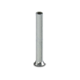 Vârf: tub de capăt; neizolat; cupru; 0,5mm2; cositorit; pe cablu