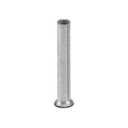 Vârf: tub de capăt; neizolat; cupru; 0,75mm2; cositorit; pe cablu