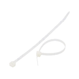 Colier de strângere; L: 160mm; W: 4,8mm; naturală; poliamidă; 222N