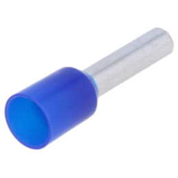 Vârf: tub de capăt; izolată; cupru; 2,5mm2; 10mm; cositorit