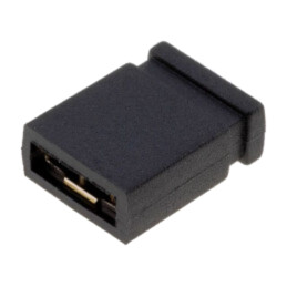 Conector: şiruri pini; jumper; mamă; 2,54mm; 1x2; Versiune: închise