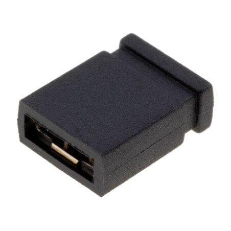Conector: şiruri pini; jumper; mamă; 2,54mm; 1x2; Versiune: închise