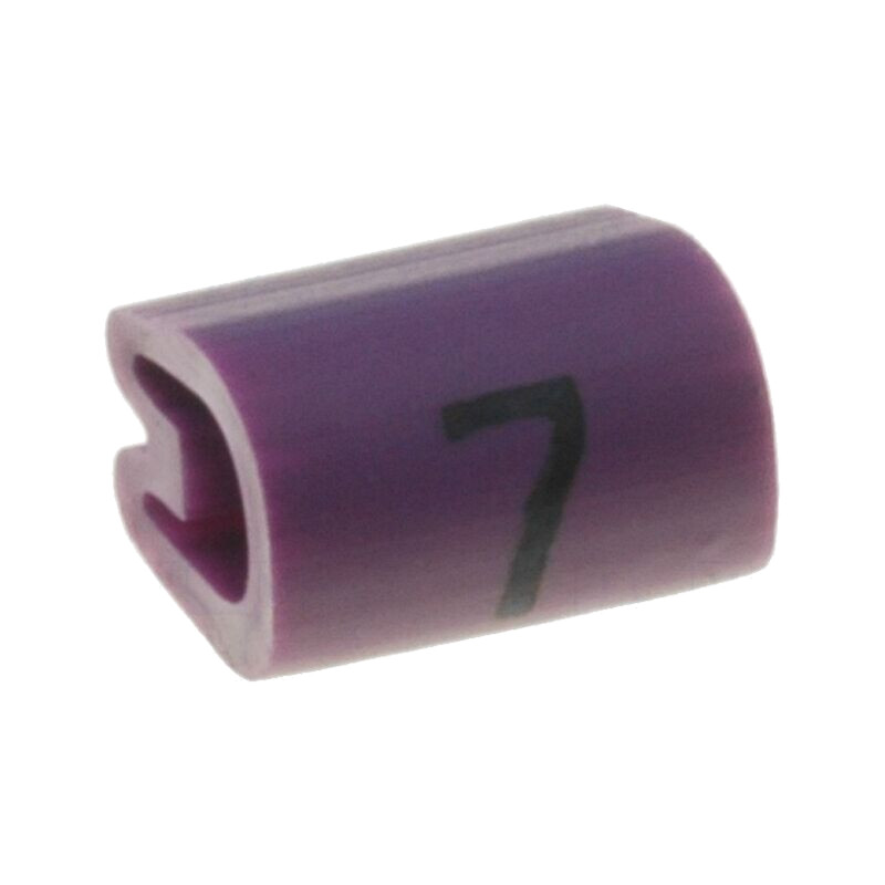Markere; Marcaj: 7; 2,5÷4mm; PVC; violet; -45÷70°C; prin orificiu