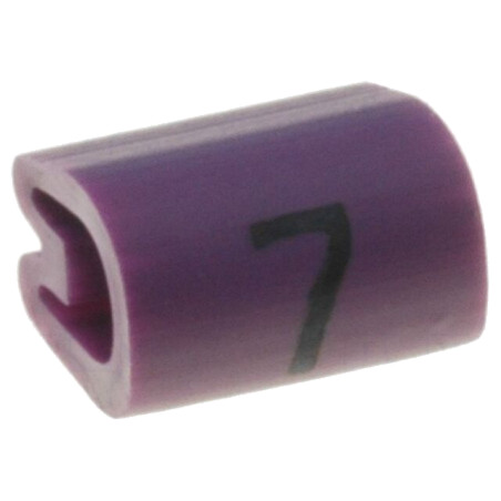 Markere; Marcaj: 7; 2,5÷4mm; PVC; violet; -45÷70°C; prin orificiu