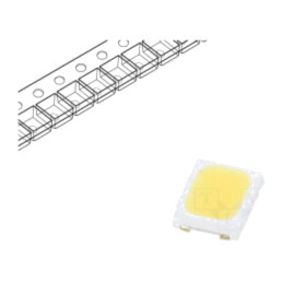 LED; alb rece; SMD; 2835,PLCC2; 16÷22lm; 5800-6490K; 95; 120°; 60mA