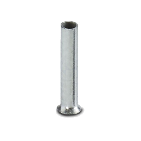 Vârf: tub de capăt; neizolat; cupru; 0,75mm2; cositorit; pe cablu