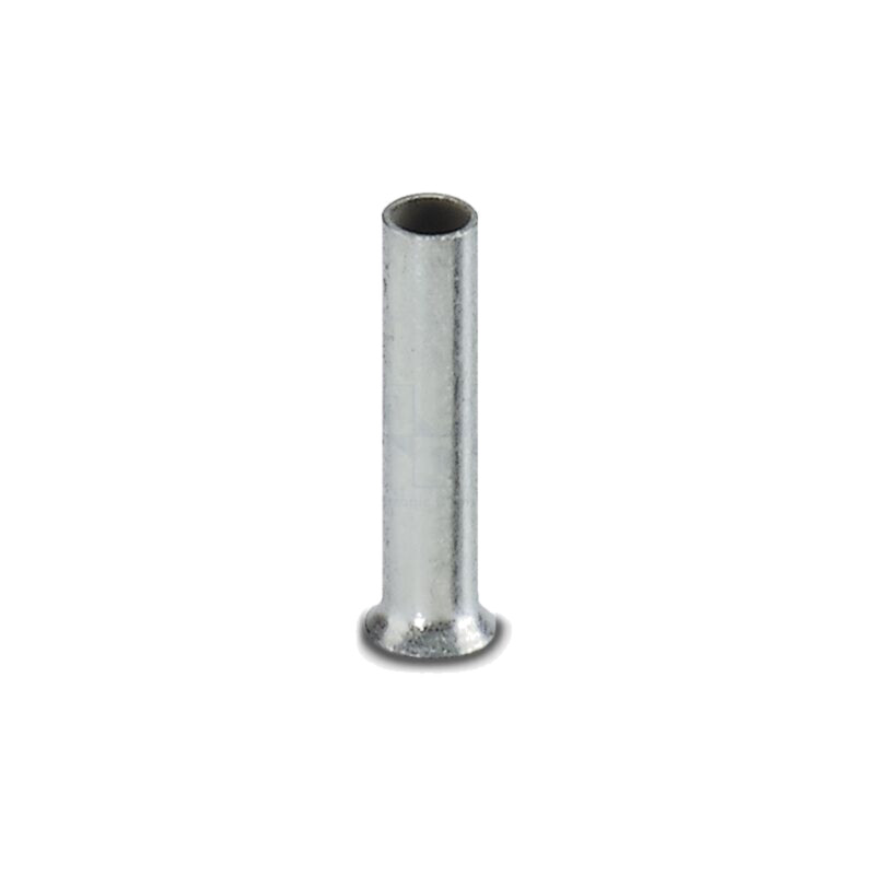 Vârf: tub de capăt; neizolat; cupru; 1mm2; cositorit; pe cablu; 8mm Vârf: tub de capăt; neizolat; cupru; 1mm2; cositorit; pe cablu; 8mm