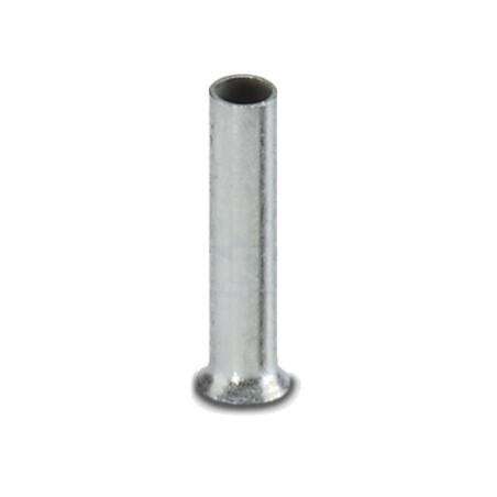 Vârf: tub de capăt; neizolat; cupru; 1mm2; cositorit; pe cablu; 8mm