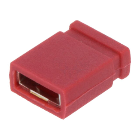 Conector: şiruri pini; jumper; mamă; 2,54mm; 1x2; Versiune: închise