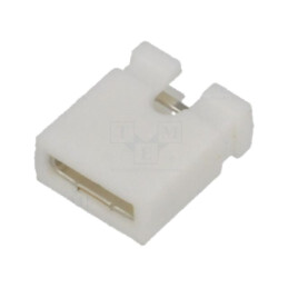 Conector: şiruri pini; jumper; mamă; 2,54mm; 1x2; Versiune: deschis