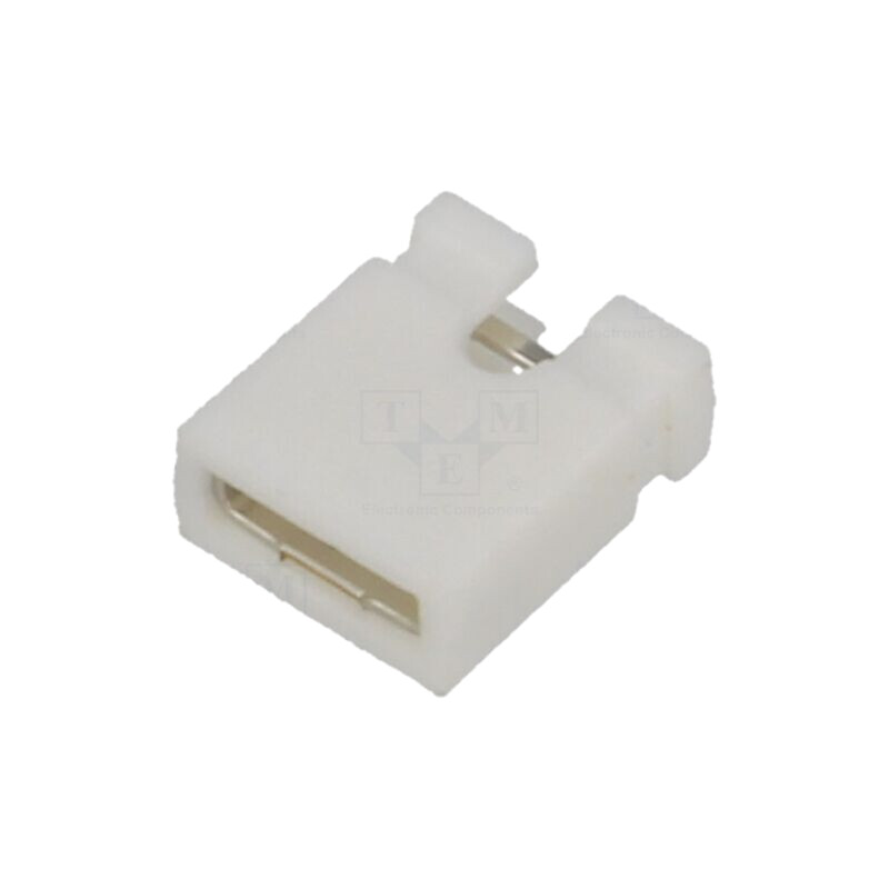 Conector: şiruri pini; jumper; mamă; 2,54mm; 1x2; Versiune: deschis Conector: şiruri pini; jumper; mamă; 2,54mm; 1x2; Versiune: deschis