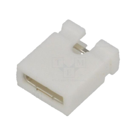 Conector: şiruri pini; jumper; mamă; 2,54mm; 1x2; Versiune: deschis
