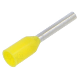 Vârf: tub de capăt; izolată; cupru; 0,5mm2; 8mm; cositorit; crimpat