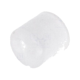 Bucşă de distanţare; LED; Øext: 5mm; ØLED: 5mm; Lung: 4,5mm; UL94V-2