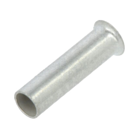 Vârf: tub de capăt; neizolat; cupru; 1,5mm2; 8mm; cositorit