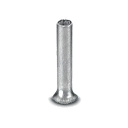 Vârf: tub de capăt; neizolat; cupru; 1mm2; cositorit; pe cablu; 6mm