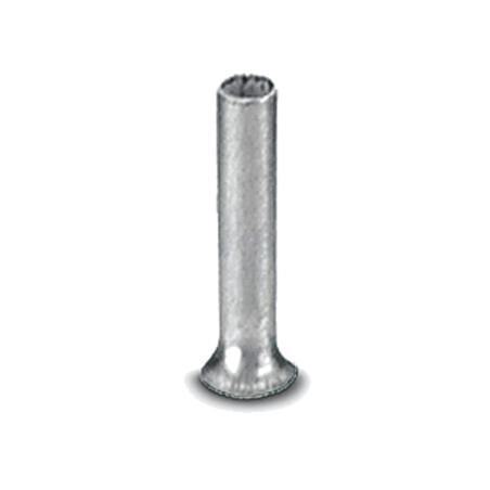 Vârf: tub de capăt; neizolat; cupru; 1mm2; cositorit; pe cablu; 6mm