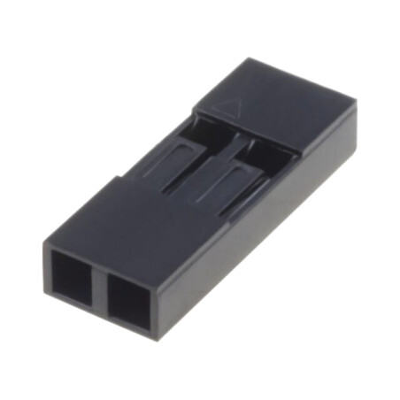 Conector: şiruri pini; mufă; mamă; PIN: 2; MTE; pe cablu; 2,54mm; 1x2