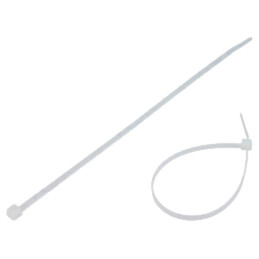 Colier de strângere; L: 200mm; W: 3,6mm; naturală; poliamidă; 177N