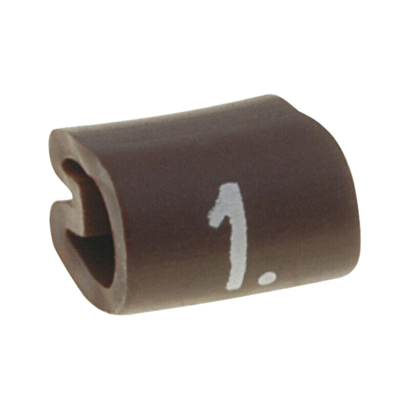 Markere; Marcaj: 1; 3,4÷5,7mm; PVC; maro; -45÷70°C; prin orificiu Markere; Marcaj: 1; 3,4÷5,7mm; PVC; maro; -45÷70°C; prin orificiu