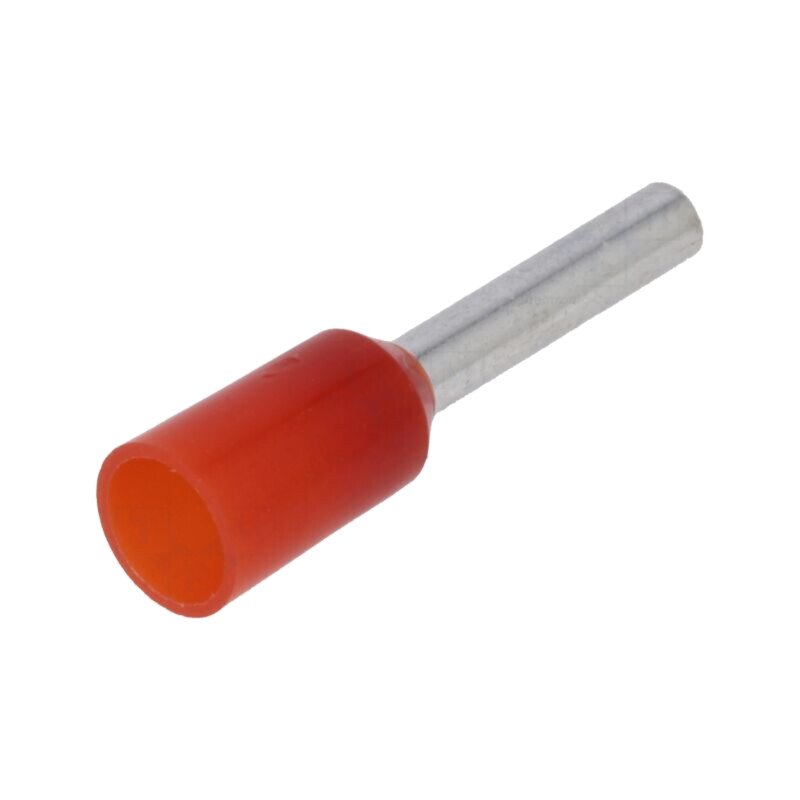 Vârf: tub de capăt; izolată; cupru; 1mm2; 8mm; Izolaţie: poliamidă