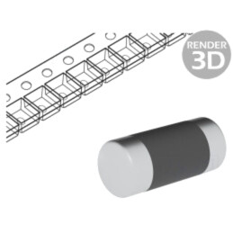 Rezistor: metal film; SMD; 0204 MiniMELF; 47kΩ; 0,4W; ±1%; CSRV