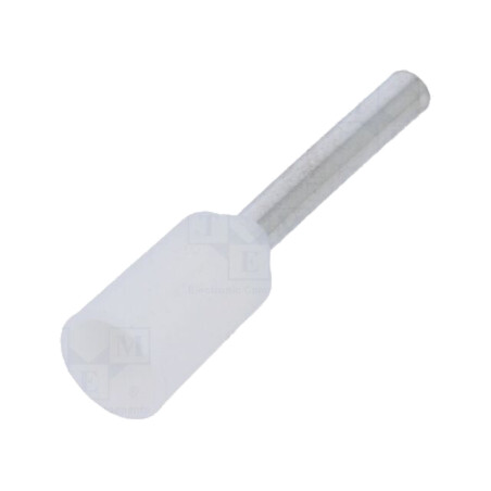 Vârf: tub de capăt; izolată; cupru; 0,5mm2; 8mm; cositorit; crimpat
