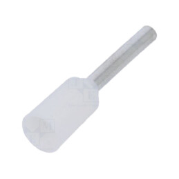 Vârf: tub de capăt; izolată; cupru; 0,5mm2; 8mm; cositorit; crimpat