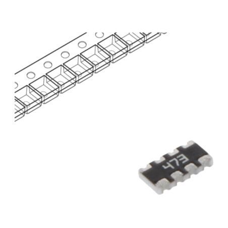 Rezistor multipolar: Y; SMD; 47kΩ; ±5%; Nr.rezistori: 4; -55÷155°C