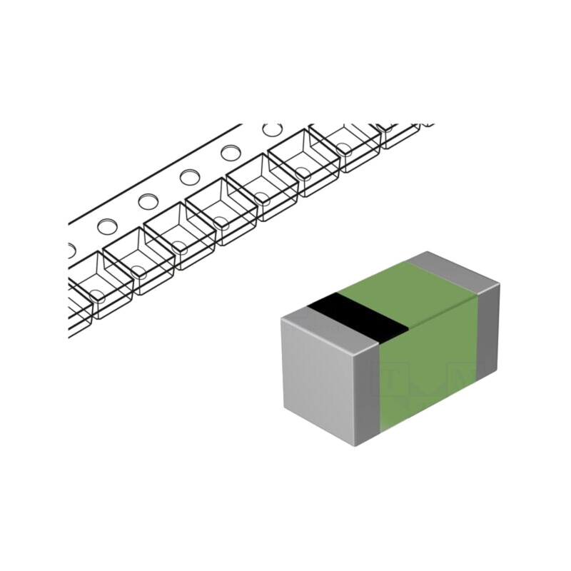 Inductor: bobină cu aer; SMD; 0402; 3nH; 800mA; 0,125Ω; LQG; 180mm Inductor: bobină cu aer; SMD; 0402; 3nH; 800mA; 0,125Ω; LQG; 180mm